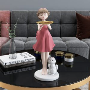 Tượng cô bé decor CD1411