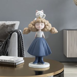 Tượng cô bé tóc mây CD1416