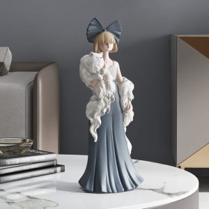 Tượng cô gái để sàn xinh đẹp CD1495