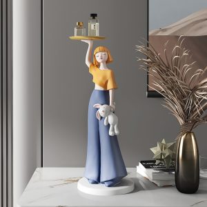 Tượng cô gái trang trí nội thất CD1421