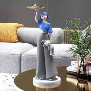 Tượng cô gái trang trí nội thất CD1421