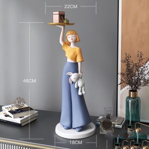 Tượng cô gái trang trí nội thất CD1421