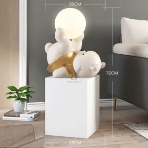 Tượng để sàn chú gấu tinh nghịch CD1516