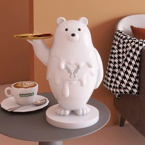 Tượng gấu bắc cực decor CD1511