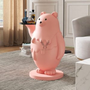 Tượng gấu bắc cực decor CD1511