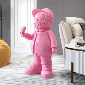 Tượng gấu để sàn phòng khách CD1404