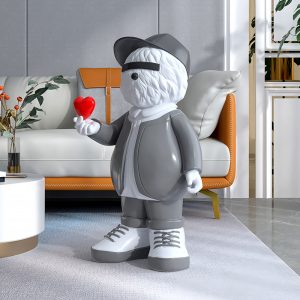 Tượng gấu để sàn phòng khách CD1404