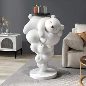 Tượng gấu ngủ trên mây CD1452