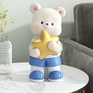Tượng gấu nhỏ ôm ngôi sao CD1463