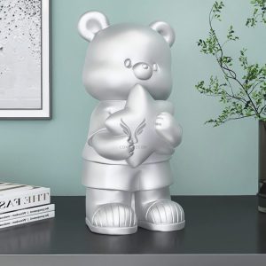 Tượng gấu nhỏ ôm ngôi sao CD1463