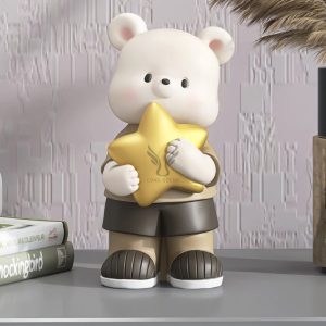 Tượng gấu nhỏ ôm ngôi sao CD1463
