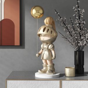 Tượng kị sĩ cầm bóng CD1417