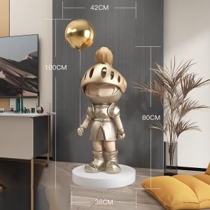 Tượng kị sĩ cầm bóng CD1417