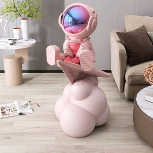 Tượng phi hành gia cưỡi máy bay CD1484