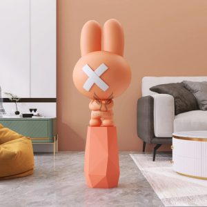 Tượng thỏ mặt chữ X CD1520