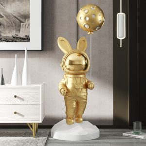 Tượng thỏ phi hành gia CD1529