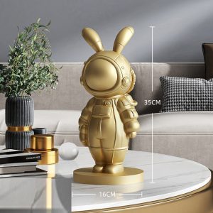 Tượng thỏ phi hành gia đáng yêu CD1412