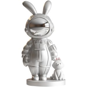 Tượng thỏ phi hành gia đáng yêu CD1412