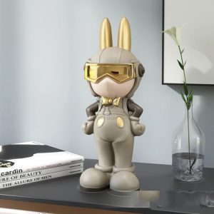Tượng trang trí phòng khách chú thỏ đẹp CD1525