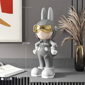 Tượng trang trí phòng khách chú thỏ đẹp CD1525