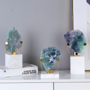 Đồ để bàn bộ ba đá trang trí phòng khách CD81