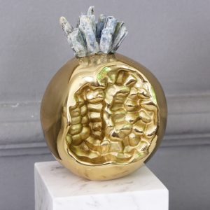 Đồ để bàn bộ ba quả lựa bằng đồng CD83