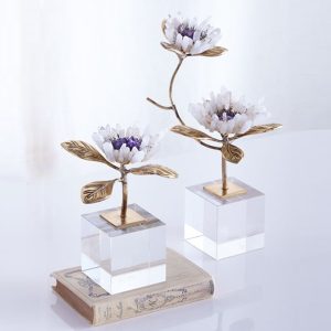 Hoa cúc bằng đá trang trí phòng khách CD168