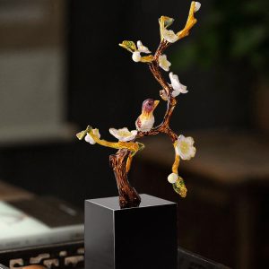 Đồ để bàn cành hoa mẫu đơn để bàn CD193