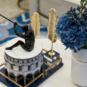 Mô hình chiếc lá vàng để bàn CD67