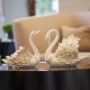 Tượng decor Đôi thiên nga để bàn CD476