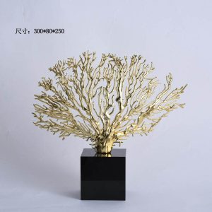 Đồ để bàn cây san hô kim loại trang trí nhà đẹp mắt CD184