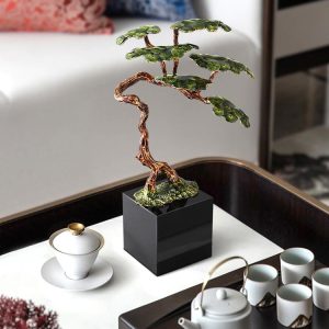 Đồ để bàn cây tùng bằng đồng CD795