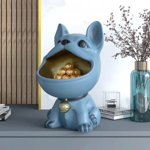 Tượng decor chó há miệng CD418