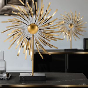 Decor phòng khách mô hình chong chóng kim loại trang trí CD238