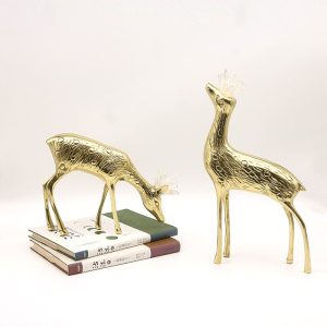 Đồ để bàn con nai bằng đồng CD522