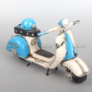 Mô hinh xe vespa cổ trang trí đẹp 2022