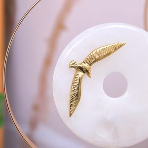 Decor phòng khách đá ngọc bích điêu khắc CD286