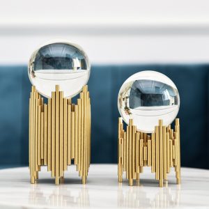 Đồ để bàn mô hình quả cầu pha lê CD64