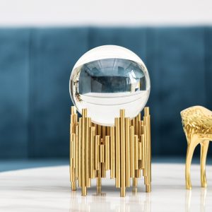 Đồ để bàn mô hình quả cầu pha lê CD64