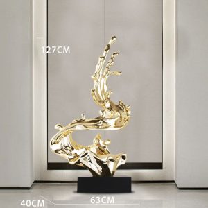 Tượng decor lối vào khách sạn đẹp mắt CD431