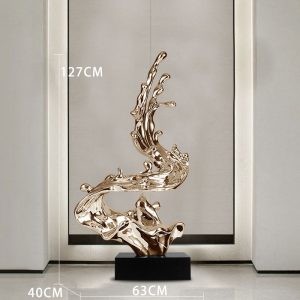 Tượng decor lối vào khách sạn đẹp mắt CD431