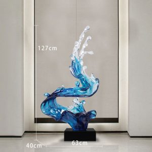 Tượng decor lối vào khách sạn đẹp mắt CD431