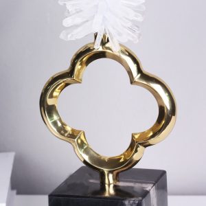 Đồ trang trí phòng khách hoa pha lê CD557