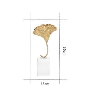 Mẫu đồ trang trí để bàn lá Bạch Quả CD841