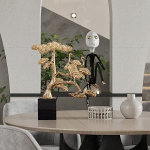 Đồ để bàn hạc tụ cây tùng CD828