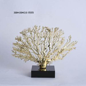 Đồ để bàn cây san hô kim loại trang trí nhà đẹp mắt CD184