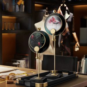 Decor phòng khách mẫu decor trang trí bằng kim loại CD235