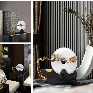 Decor phòng khách cây tùng tựa đồng điếu ngọc CD224