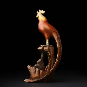 Giá rượu vang đẹp gà trống bằng đồng