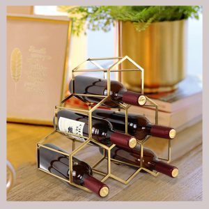 Mẫu giá để rượu đẹp 6 ô CD564